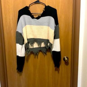 Cropped sweater